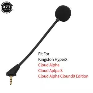 Kingston HyperX 클라우드 알파 S Cloud9 에디션 게임용 헤드폰 교체 마이크 3.5mm