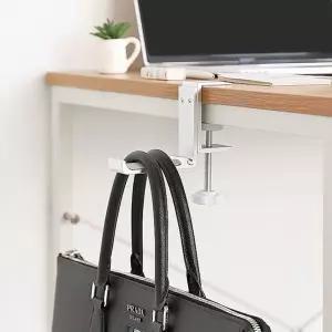 카페 오피스 학원 데스크 폴딩 가방걸이 헤드폰선반걸이 접이식후크 간편설치행거 거치대 사무실책상 헤드