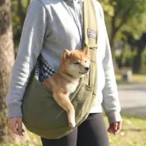 강아지 이동 가방 애완견슬링백 강아지띠 고양이산책가방