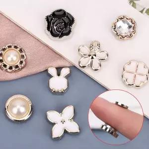 [알티피아]심플 자석 브로치 포인트 매너 뱃지 단추 옷핀 오픈방지 배지