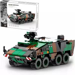 MEIST 군용 차량 빌딩 블록 세트 장갑 모델 벽돌 군 애호가 청소년 및 성인을 위한 매우 상세한 세트(복서
