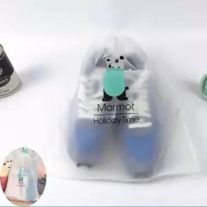 [콩심팥심]여행용 소품 옷 신발보관 방수 비닐주머니L 1P 비닐