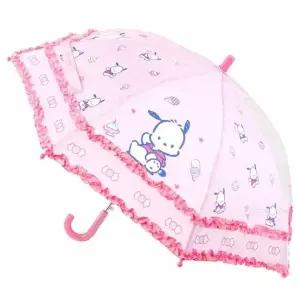 포차코 디저트 이중프릴 우산 핑크 아기 유아 우산 3단 아동