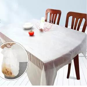 [콩심팥심]일회용 테이블 식탁 캠핑 행사 비닐 10P 식탁보