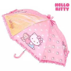 리본 하트패턴 우산 어린이 3단 캐릭터 아기 아동 초등학생 자동