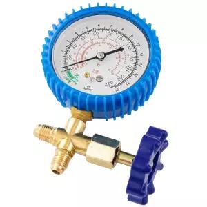 R410A 매니폴드 게이지 에어컨 냉매 충전 압력 R22 R134A R404A 220 PSI용 프레온 1/4