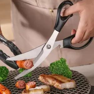 만능가위 가정용 업소용 캠핑 가위 곡선형 식가위 다용도가위