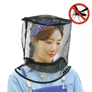 [콩심팥심]양봉 모자 남자 낚시 얼굴보호 햇빛가리개 쓰는 모기장 낚시모자