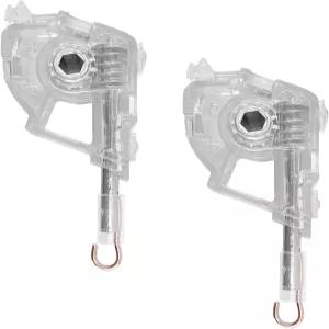 놀라운 드레이퍼 하드웨어 로우 프로파일 지팡이 틸터 2개 세트 - 내구성 있는 금속 구조 헤비 듀티 헥사곤