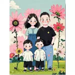 피포페인팅 명화그리기세트 러브하우스 no.05