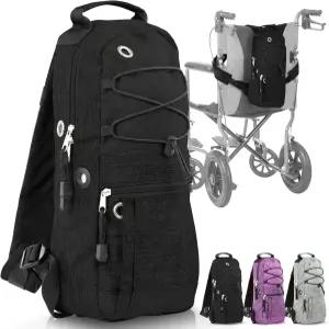 바이브 산소 탱크 홀더 백 - 휠체어 및 워커용 휴대용 실린더 백팩 어깨 롤레이터 워커 스쿠터 여행용 조절