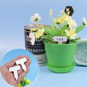 [셀러에이드]미니 소형 사각 화분 튼튼 다육이 식물이름표 10P