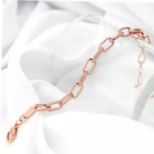 여자팔찌 로즈골드 패션 베이직 팔찌 볼드 체인 14kgp