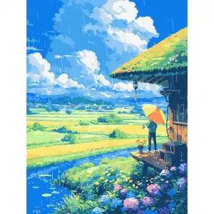 피포페인팅 AK20 여우비 40x50 DIY명화그리기세트