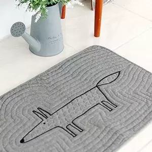 워싱가공으로 부드러운 퀄팅 폭스 발매트 2컬러 (KYR-W2A20F7)