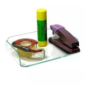 [ 아크릴 받침대 소형 ] 정리대 거치대 정리함 문구정리대 문구접시