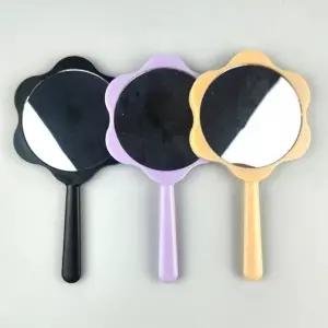 휴대용 미니 손거울 원형 손잡이 거울 (KYR-WFA65AA)