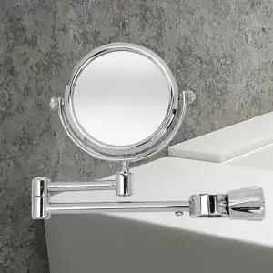면도거울 슬라이드바용 욕실거울 면도경 회전확대경 (KYR-W9C14BB)_