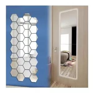 GDM 부착식 사각 육각 아크릴 벽거울 학생거울 (KYR-WF46EBC)_