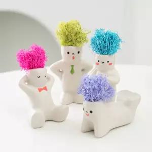 친구그리기 자기소개인형 색다른만들기 커스터마이징 모스인형화분 5개