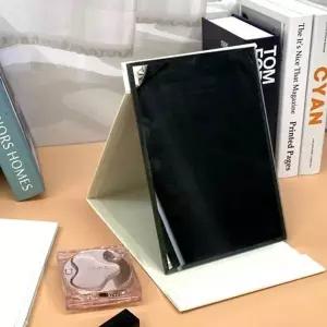 접이식 사각 스탠드 탁상거울 화이트 대 책상 미니 (KYR-WF503E9)_