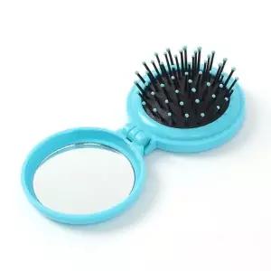 폴딩 거울브러쉬 휴대용 손거울빗 (KYR-WC32465)_