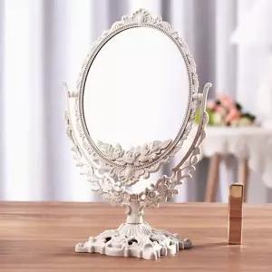 프로방스 타원형 회전 탁상거울 엔틱 화장거울 (KYR-WBDA66D)_