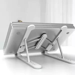 휴대용 접이식 경량 알류미늄 노트북 거치대 B1스탠드 타블릿 폰스탠드 탁상용 독서대 태블릿 받침대