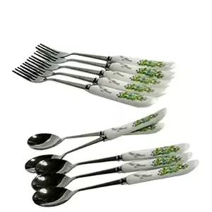 [조르지오]백산 UG51ME94 야생화 티스푼 콩코드 1개 디저트 요거트 푸딩