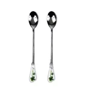 [조르지오]15cm NT89MC78 클로버 2P 티스푼 디저트스푼 손님용스푼 10세트