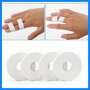 흰색 스포츠 운동 접착 손가락 테이프 역도 배구 볼더 등반 농구 체육관 훈련 피부 친화적