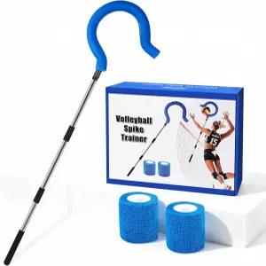 질문 마크 훅이 있는 조절 가능한 배구 스파이크 트레이너 서브용 휴대용 경량 타격 및 점프 훈련 리얼볼