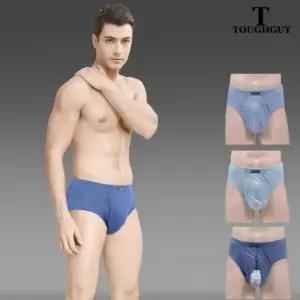 터프가이 남성 속옷 남자 패턴 디자인 순면 브리프 삼각 팬티 3종 세트