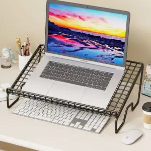 데스크 노트북 모니터 받침대 스탠드 아이패드 지지대 거치대 태블릿 쿨러 테블릿 게이밍 선반 높이조절
