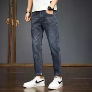 슬램덩크 바지 청 남성 캐주얼 배기핏 배낭 퀄리티 스키니진 HO1