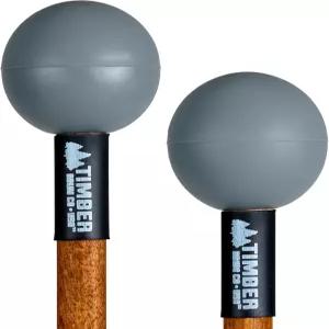 팀버 드럼 Co. 퍼커션 망치 - 미국 조립 실로폰 마림바 템플 블록용 스틱 단단한 고무 15.25