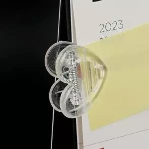 플라스틱 투명 하트 집게 1P-WD3C4C7