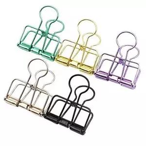 미니집게 작은 사무용 디자인 철집게 중형 1개-WD3A15F