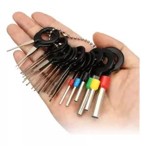 다용도 자동차 전선 압착기 및 커넥터 분리 공구핀제거키트 단자툴 와이어스트립퍼 배선수리도구 플러그탈