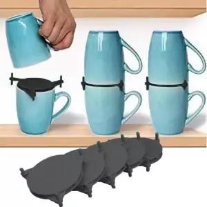 카페컵 XE41KH66 정리 거치대 컵 수납 선반 진열장 공간활용