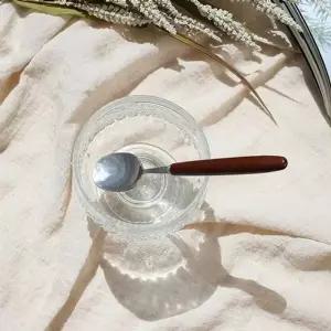 숟가락 JF52QI67 1p 디저트스푼 요거트 우드손잡이 스푼 주방용