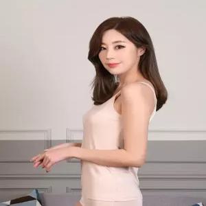 시원한 인견 천연섬유 SN2210-0210 끈나시 매끄럽고