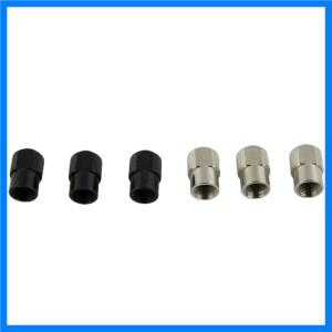 6pcs 미니 드릴 척 M8x0.75mm 콜렛 전기 그라인더 아연 합금 로터리 버 도구 클립 캡 너트