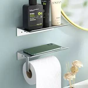 무타공 휴대폰 미끄럼방지 스테인리스휴지걸이-WD1AC30