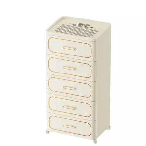 플라스틱서랍장 바퀴달린서랍장 와이드 드레스룸 수납장