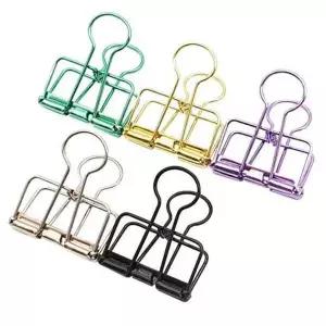 미니집게 작은 사무용 디자인 철집게 중형 1개-WD3A15F