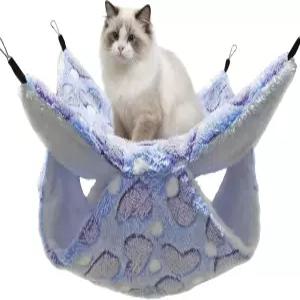 케이지용 오이네두 고양이 해먹 기니피그 페럿 쥐 친칠라 및 기타 작은 반려동물을 위한 부드러운 따뜻한