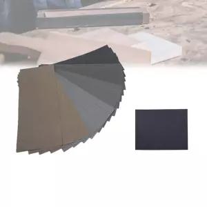 목공예 가구 리폼을 위한 연마지 사포 세트 20장종류 돌가공 샌드페이퍼 손질 광택작업 시트 방수 샌딩 공