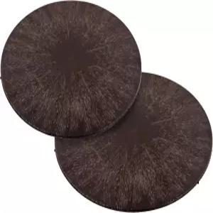 미국 미술 용품 - 11인치 원형 플라스틱 도자기 휠 배트 2개 세트 방적 점토 및 제작을 위한 내구성 있고