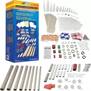 에스테스 1980 디자이너의 특수 로켓 모델 부품 중간 키트 공급품 100개 이상의